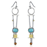 Wind Thai Silver Lapis Lazuli Diamond Two-color Plaid – Everyday Gifts — 6