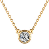 S925 Sterling Silver Single Diamond Bubble – Jewelry Gift Ideas — 4