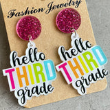 Teacher Earrings Colorful Simple Earrings For School – Gifts for Kids — 17