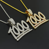Digital Hip Hop Necklace Men's Gold Plated – Jewelry Gift Ideas — 1