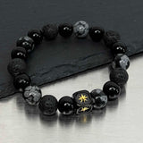 Vintage Obsidian Bright Asterism Bracelet – Jewelry Gift Ideas — 5