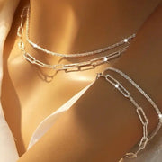 Sparkling Special-interest Design Double Layer – Jewelry Gift Ideas — 9