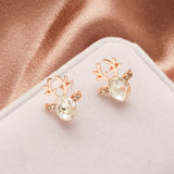 Crystal gem antler earrings – Everyday Gifts — 2