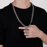 Personality Cross Boat Anchor Necklace – Jewelry Gift Ideas — 4