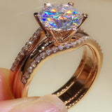 Fashion Six-claw Cubic Zirconia Ring – Stylish Gifts — 5