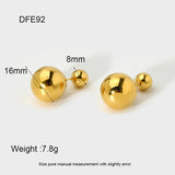 Fashionable All-match Round Pearl Earrings – Special Occasion Gifts — 7