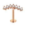 Zircon Stainless Steel Screw Women's Ear Bone Stud – Gifts for Her — 4