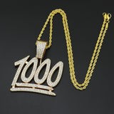 Digital Hip Hop Necklace Men's Gold Plated – Jewelry Gift Ideas — 8