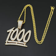 Digital Hip Hop Necklace Men's Gold Plated – Jewelry Gift Ideas — 8