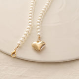 Women's Creative Simple Pearl Love Necklace – Jewelry Gift Ideas — 5