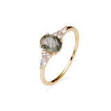 925 Silver Gilded Zircon Inlaid Women's Ring – Gifts for Her — 3