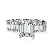 High Carbon Diamond Square Diamond S925 Ring – Gift Ideas — 16