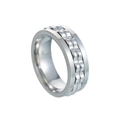 Gear Turning Decompression Stainless Steel Ring Does – Surprise Gifts — 7