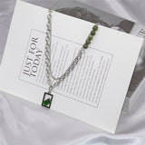 Titanium Steel Emerald Hip Hop Fashion Cool – Jewelry Gift Ideas — 5