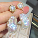 Cloud Light Baroque Pearl Earrings – Stylish Gifts — 5