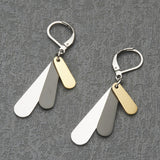 Stainless Steel Three-color Drop Earrings Women's – Stylish Gifts — 1