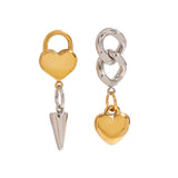 Stainless Steel Gold And Silver Color Matching – Gifts for Couples — 3