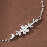 Diamond Flower Leaf Bracelet Niche Temperament – Jewelry Gift Ideas — 6