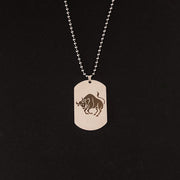 Twelve Zodiac Silver Pendant Necklace – Jewelry Gift Ideas — 4