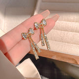 INS Butterfly Earrings With Rhinestones Fashion – Stylish Gifts — 2