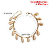Shell Pendant Anklet Ethnic Style Handmade – Stylish Gifts — 4