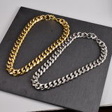 Stainless Steel Cuban Chain Necklace – Jewelry Gift Ideas — 4
