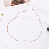 Stainless Steel Round Snake Chain Plating – Jewelry Gift Ideas — 5