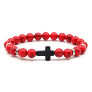 Tigereye White-barked Pine Obsidian Cross Men's – Jewelry Gift Ideas — 20