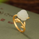 Natural Hetian Jade Qingyu Ring – Jewelry Gift Ideas — 2
