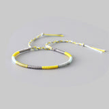 Fashion Colored Mosaic Woven Bracelet – Stylish Gifts — 9