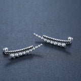 Long Slimming Ornament Beads Zircon Copper Earrings – Gift Ideas — 1