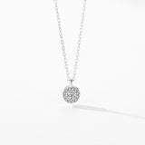 S925 Sterling Silver Round Finely Inlaid Pendant – Jewelry Gift Ideas — 4