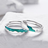 Men's And Women's Sterling Silver And Enamel Ring – Gifts for Her — 2