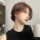 Black Love Heart Earrings Female Summer Ear Clip – Gifts for Her — 7