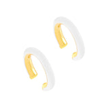Solid Color Simple Painting Oil Earrings INS Wind Ear – Creative Gifts — 6