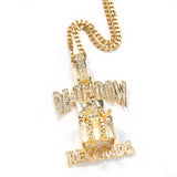 Pendant Full Of Zircon Monogram Necklace Hip Hop – Jewelry Gift Ideas — 2