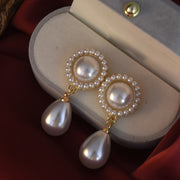 Women's Pearl Metal Alloy Earrings – Gifts for Her — 3