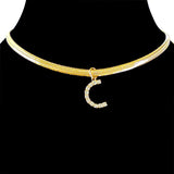 Ins Zircon Necklace Simple Snake Bone Chain Hip – Jewelry Gift Ideas — 18