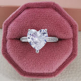 Ladies Fashion Micro Set Simple Love Ring – Stylish Gifts — 7