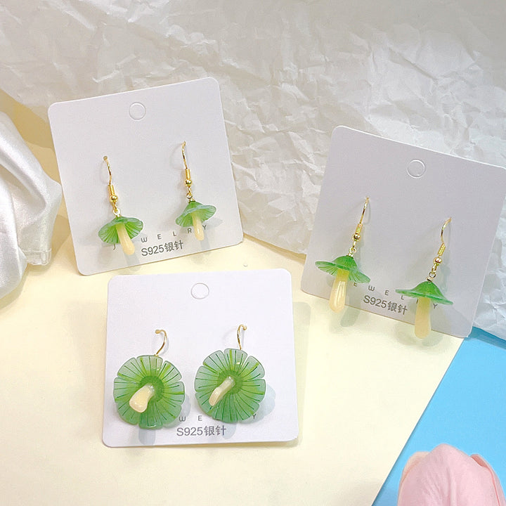 Women's Heat-shrinkable Mushroom-shaped Ear Hooks – Gifts for Her — 1