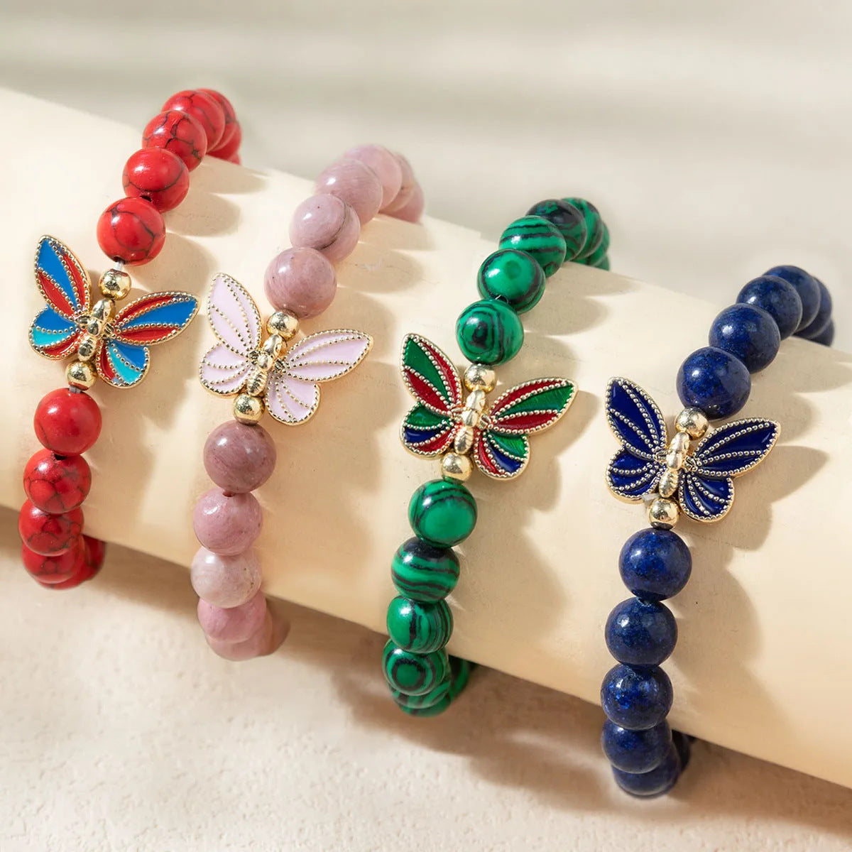 Butterfly Natural Stone Bracelet Ornament – Jewelry Gift Ideas — 1