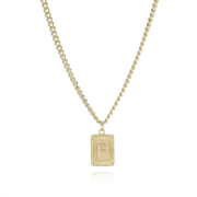 Alphabet Necklace Real Gold Plated Alphabet – Jewelry Gift Ideas — 14