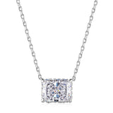 Women's Sterling Silver Zircon Necklace Versatile – Jewelry Gift Ideas — 3