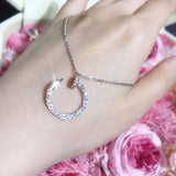 Sparkling Zircon Temperament Nail Necklace – Jewelry Gift Ideas — 6