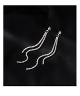 Fine Tassel Ear Wire Female Tide Niche – Gifts for Her — 5