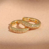 Korean-style Micro-paved Diamond Earrings Minimalist – Stylish Gifts — 1
