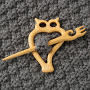 Wooden Animal Carving Brooch Gift – Jewelry Gift Ideas — 3