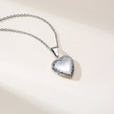 Heart-shaped Inlaid Zircon Ladies Necklace – Jewelry Gift Ideas — 6