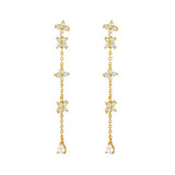 Personalized Long Chain Earrings With Stylish – Everyday Gifts — 6