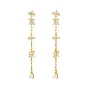 Personalized Long Chain Earrings With Stylish – Everyday Gifts — 6